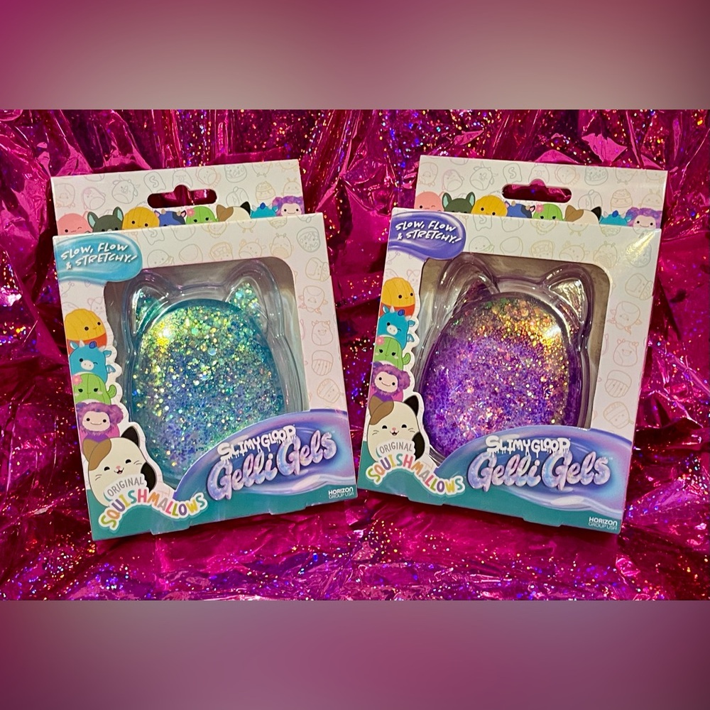 Slimy gloop Gelli Gels Squishmallow Glitter - Blue & Purple (2)